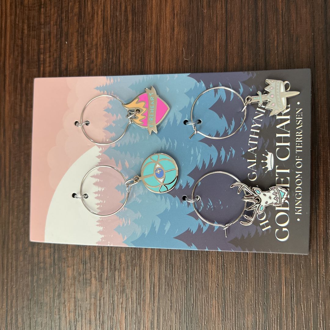 Owlcrate Throne of Glass Goblet Charms