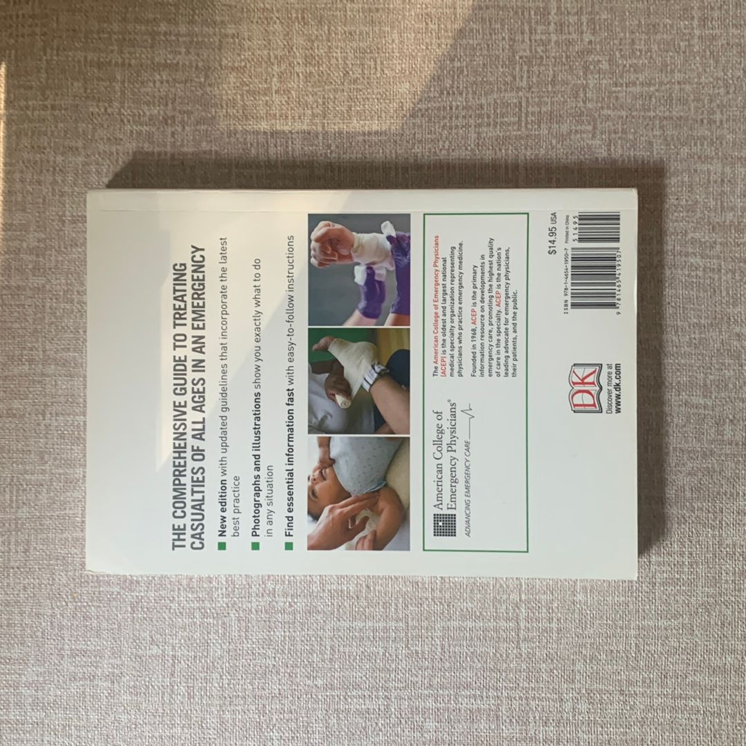 ACEP First Aid Manual 5th Edition by DK