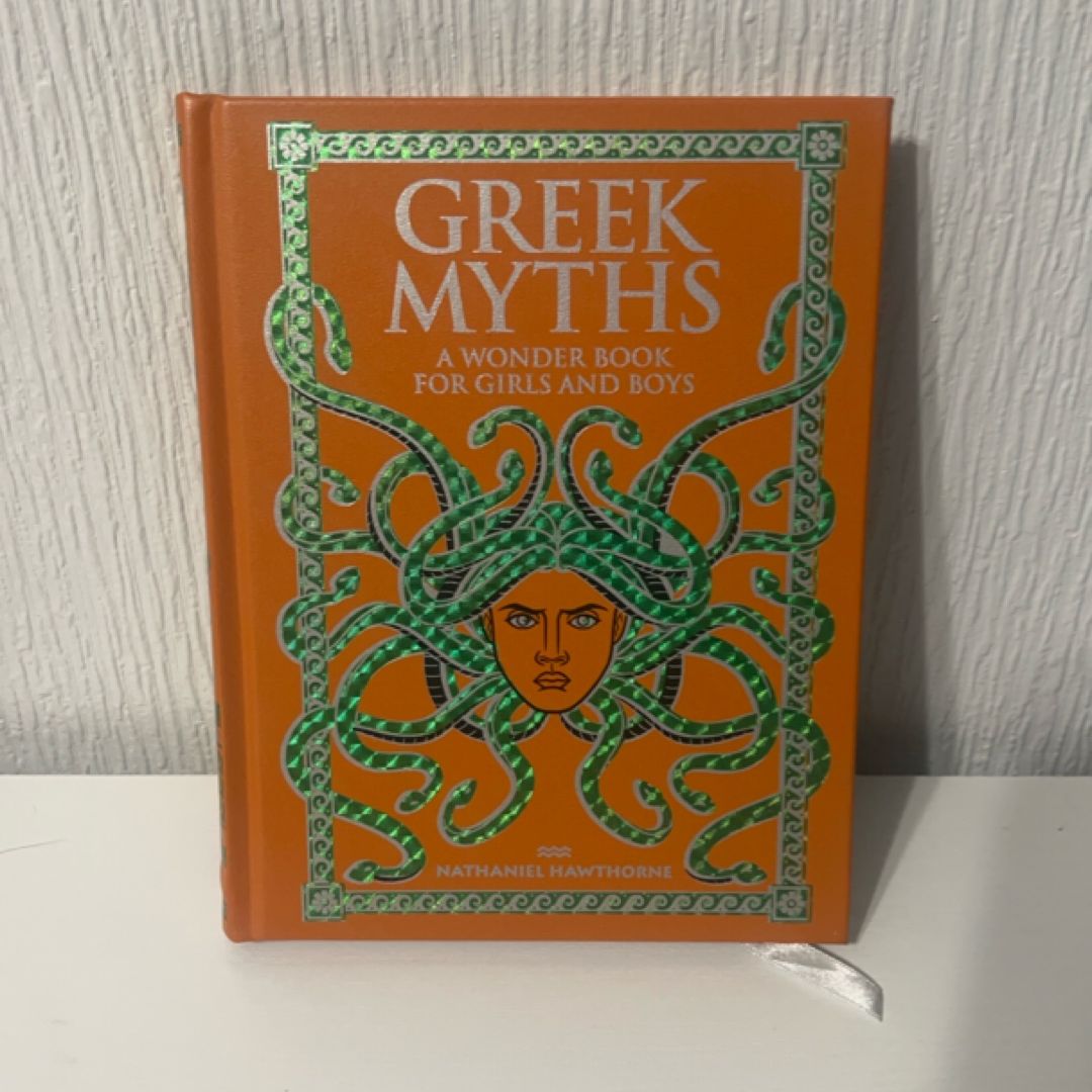 B&N Greek Myths a Wonder Book Leather-O/P