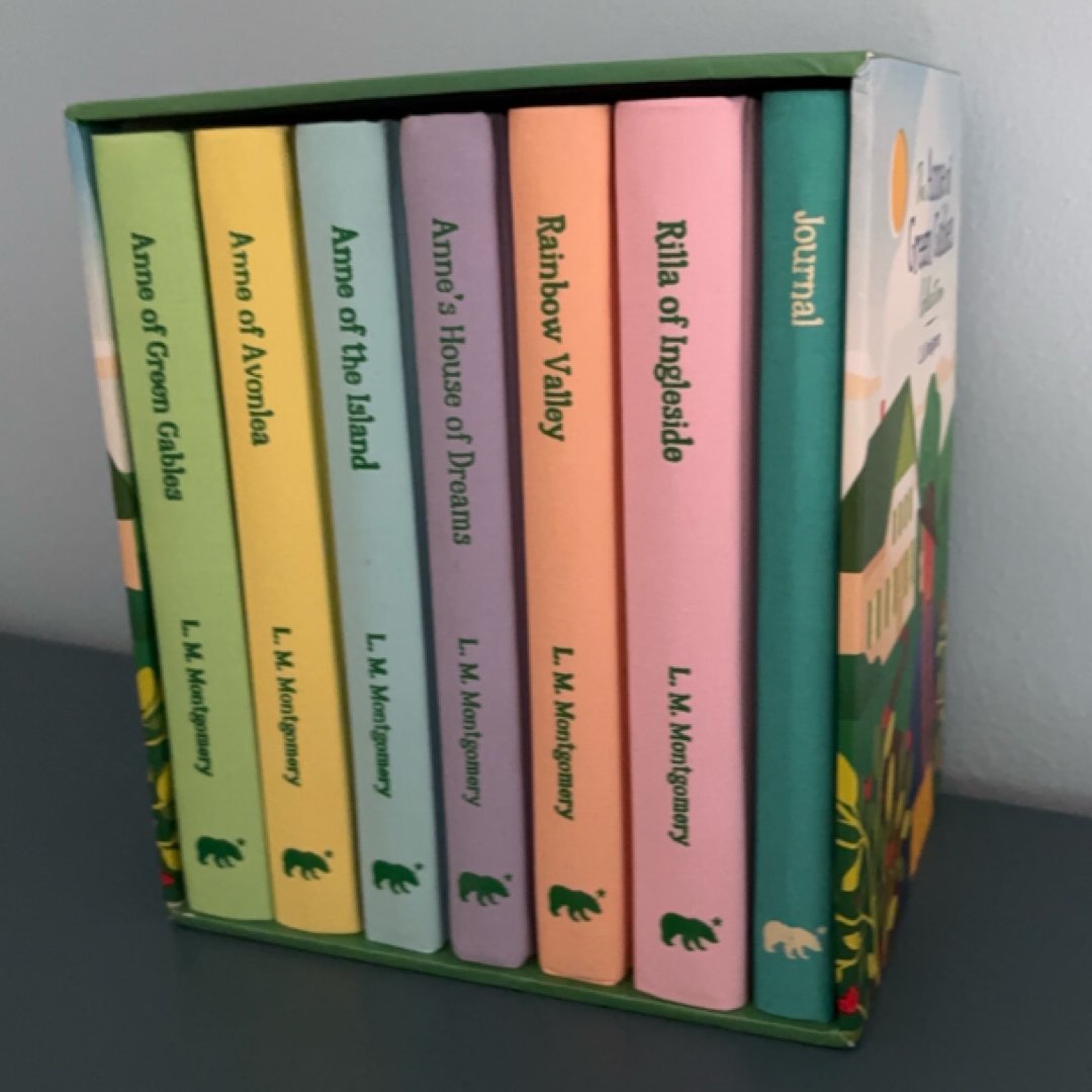 The Anne of Green Gables 6 Books Set w/ Journal Collection Hardcover L M Montgomery