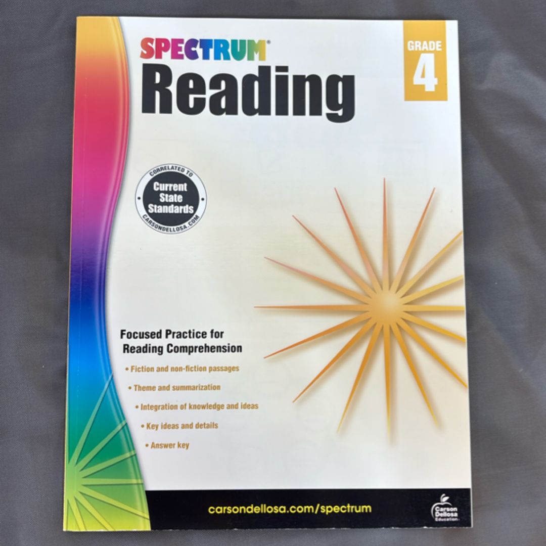 Spectrum Reading, Grade 4