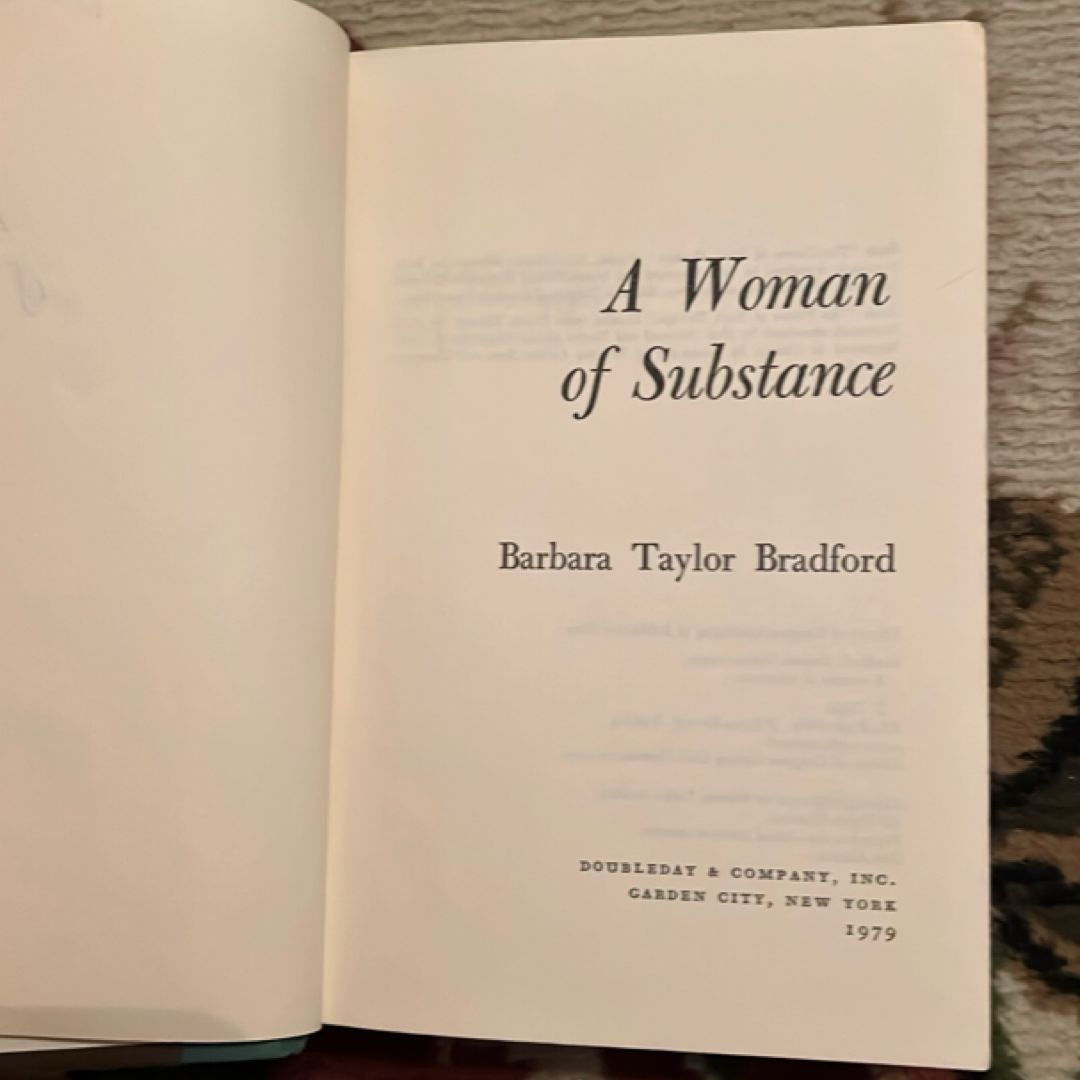 A Woman of Substance