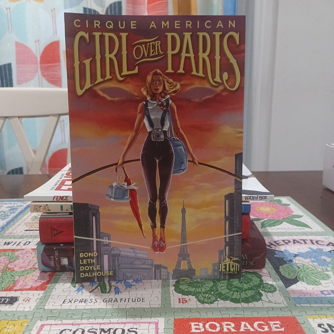 Girl over Paris