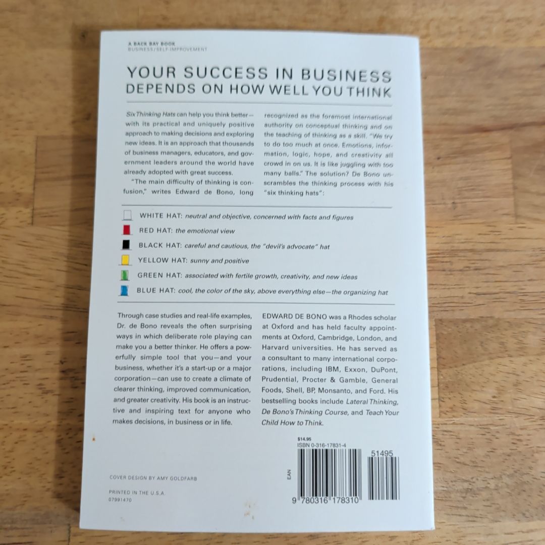 Six Thinking Hats