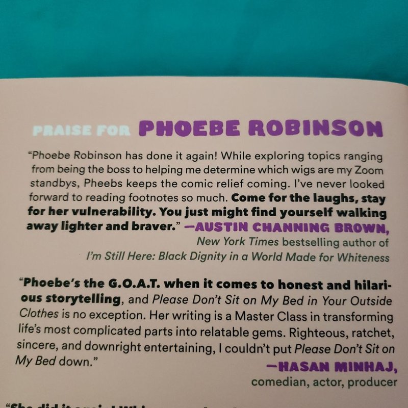 Please Don't Sit on My Bed in Your Outside Clothes