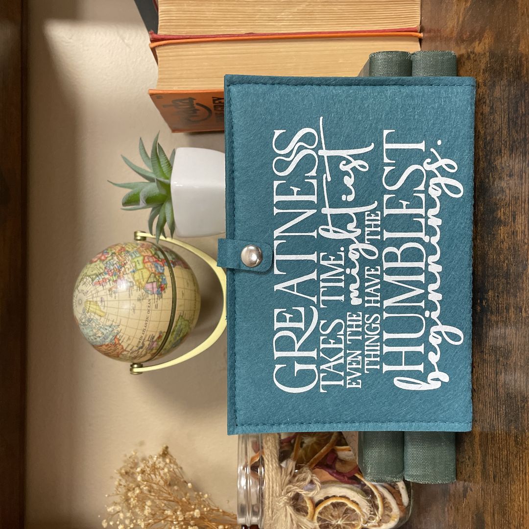 ‘City of Brass’ Large Felt Wallet