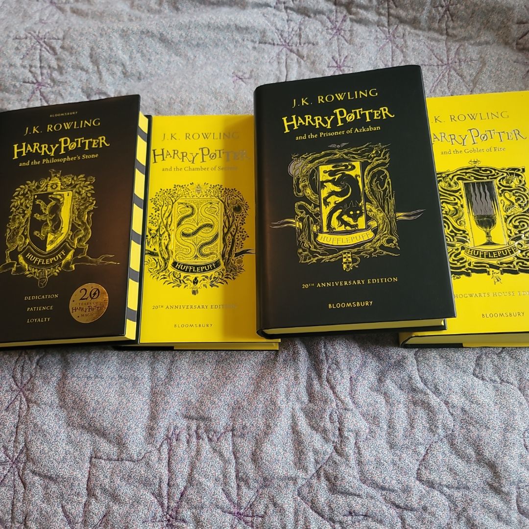Harry Potter Hufflepuff 20th Anniversary Book Bundle hardcovers 