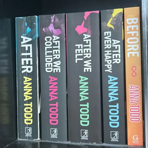 The Complete After Series Collection 5 Books Box Set by Anna Todd (After Ever Happy, After, After We Collided, After We Fell, Before)