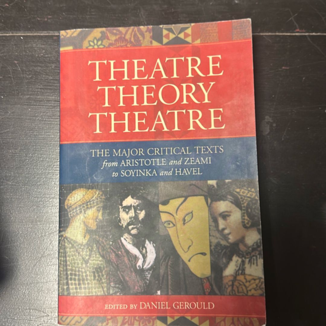 Theatre/Theory/Theatre