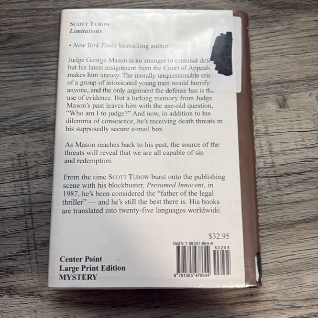Limitations by Scott Turow