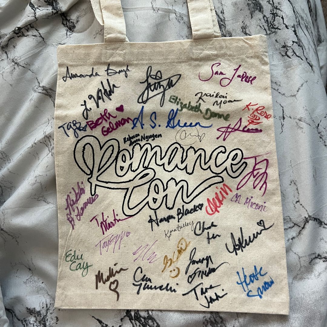 Romance Con 2025 Signed Tote Bag