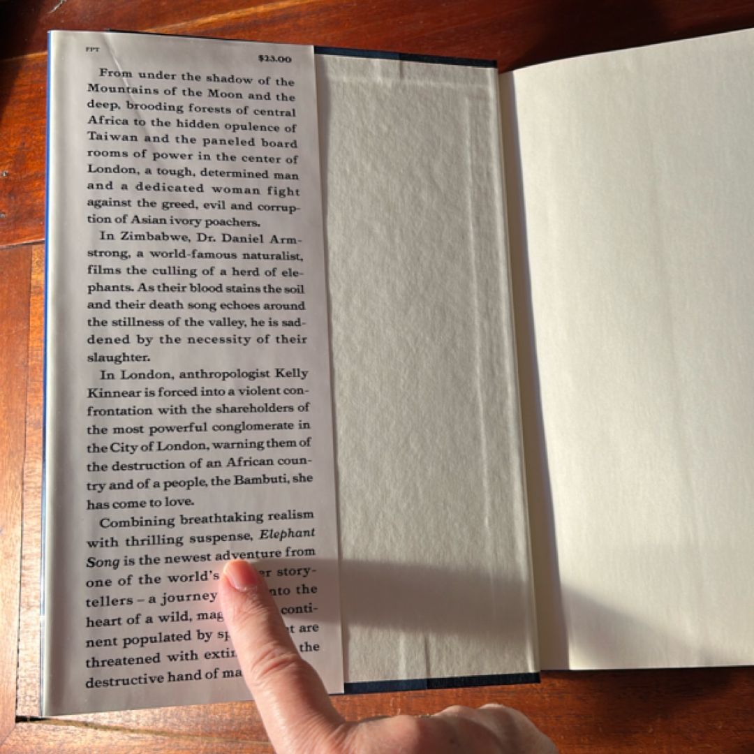 Elephant Song (1st Ed/1st)