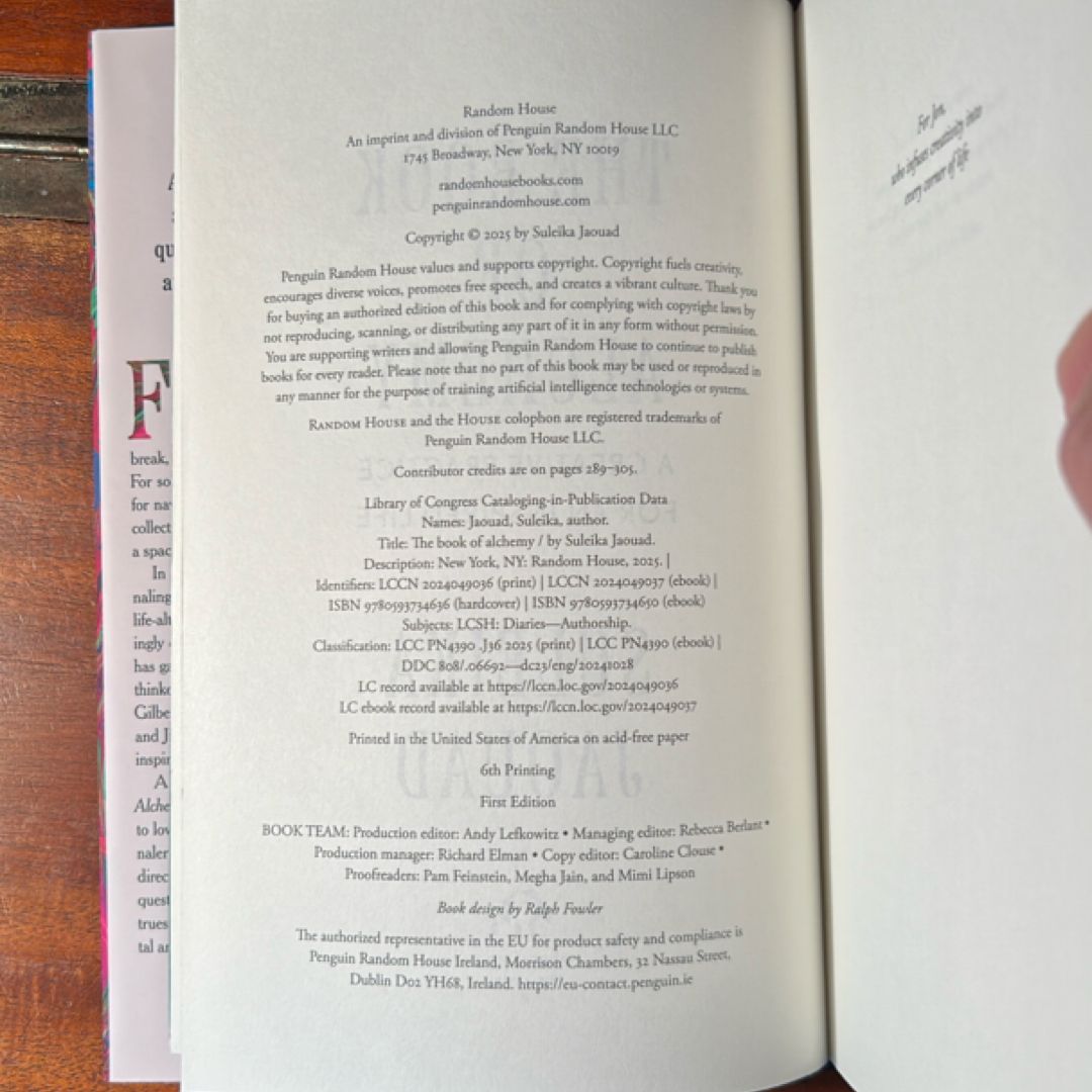 The Book of Alchemy (Signed 1st Ed/6th)