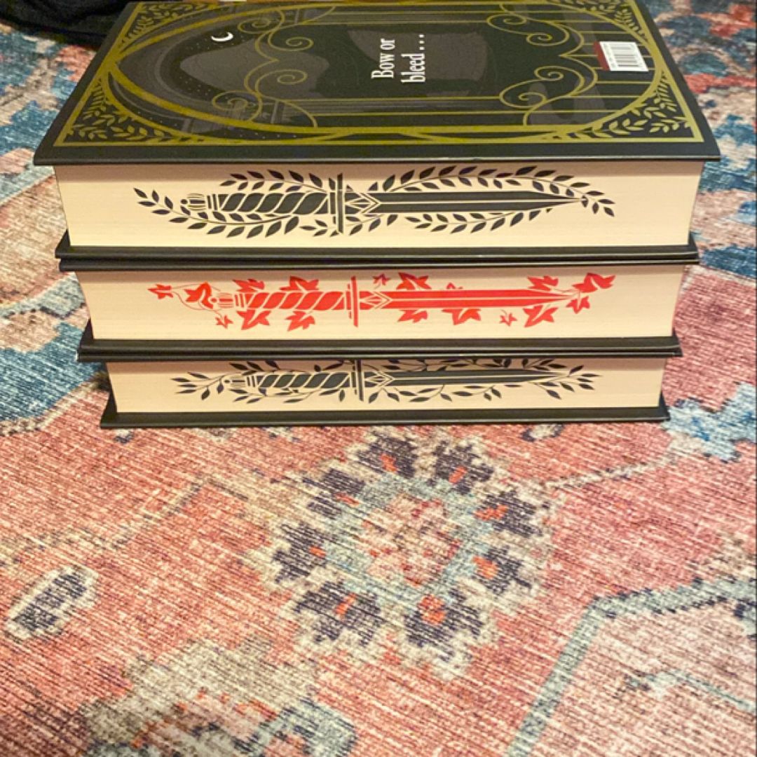 From Blood and Ash Fairyloot Special Editions with 1st book bookish box overlays 