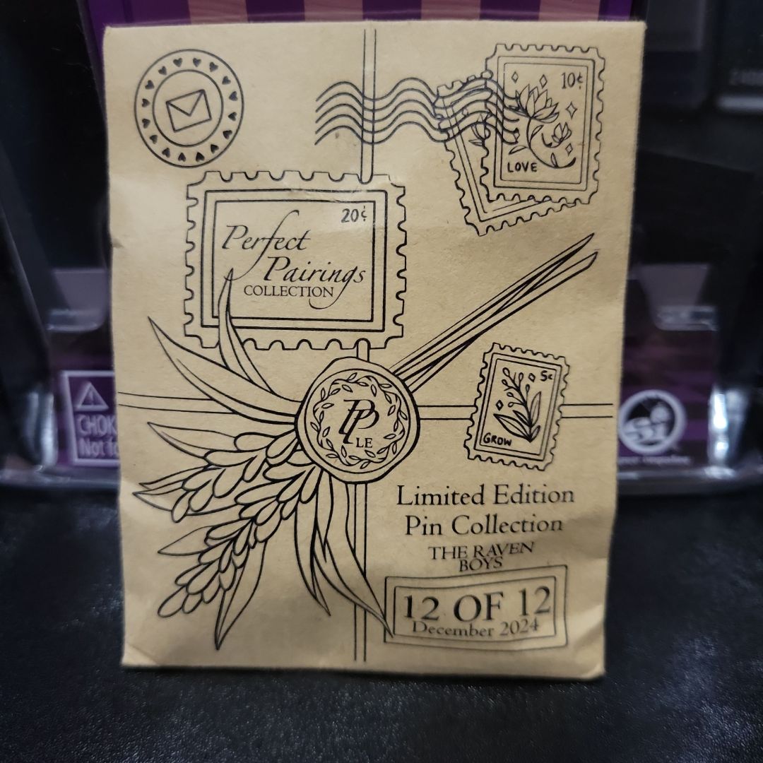 The Raven Boys owlcrate Perfect Pairings pin