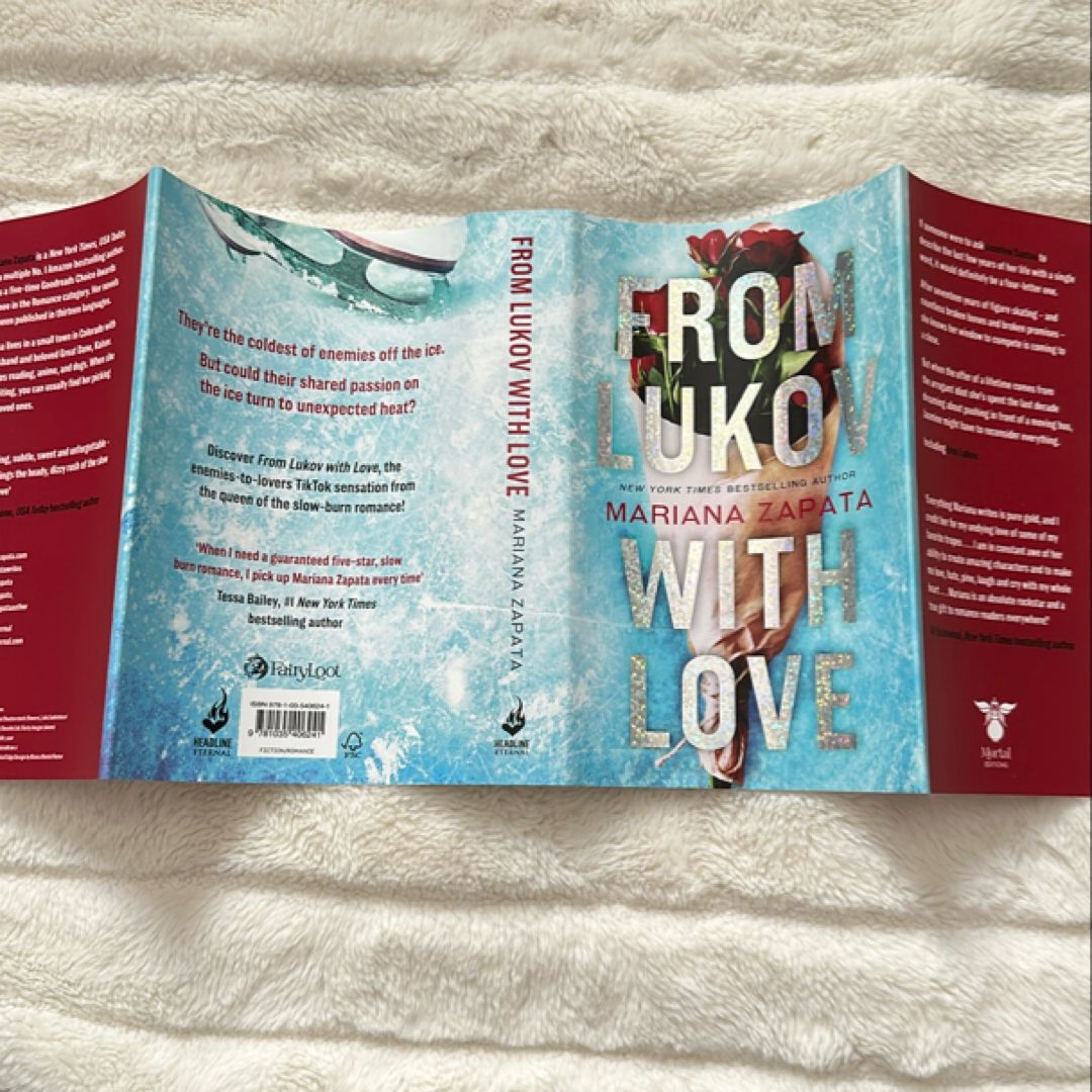 From Lukov with Love **dust jacket only (Fairyloot)