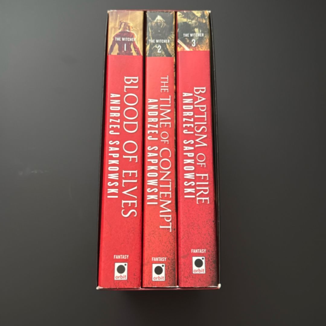 The Witcher Boxed Set: Blood of Elves, the Time of Contempt, Baptism of Fire