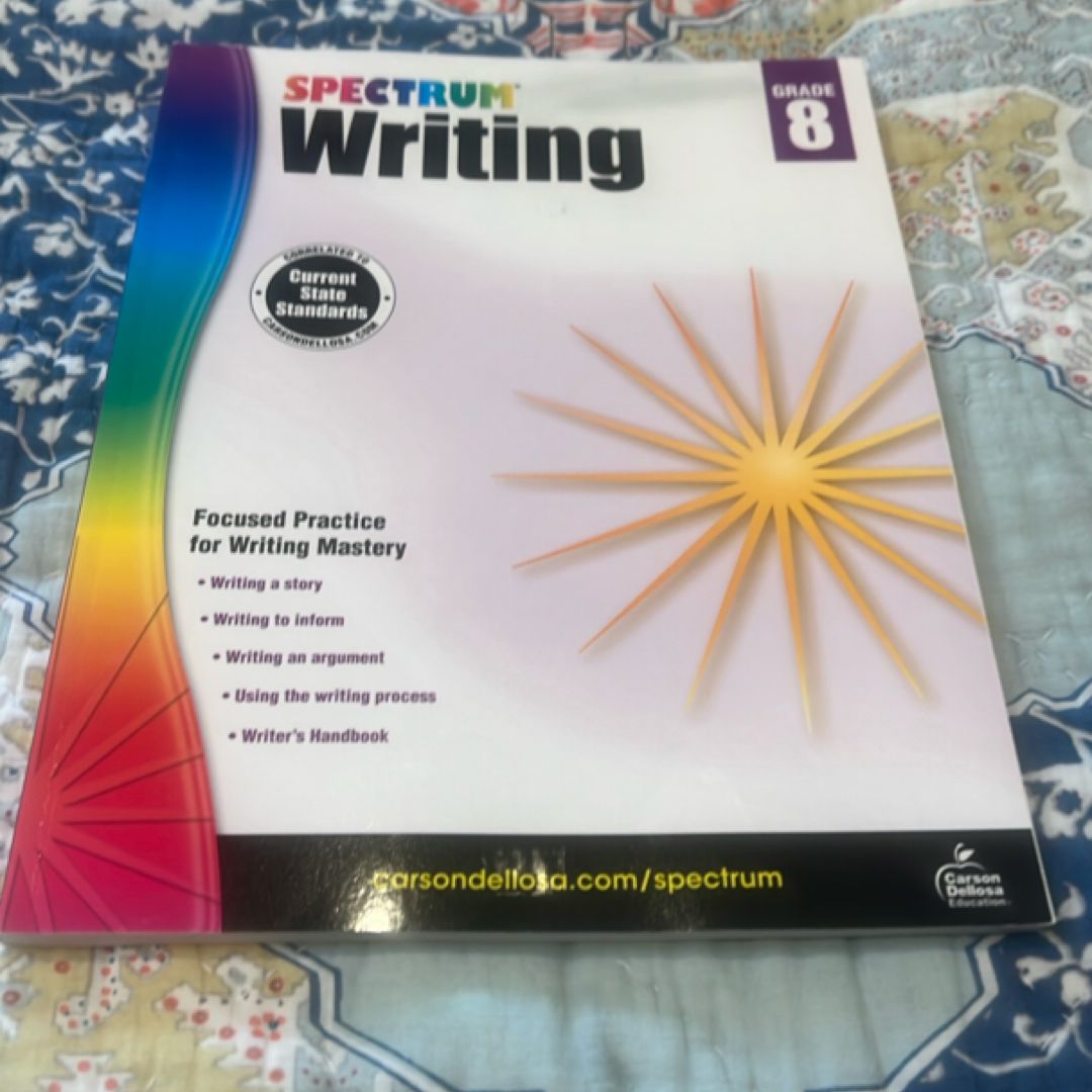 Spectrum Writing, Grade 8