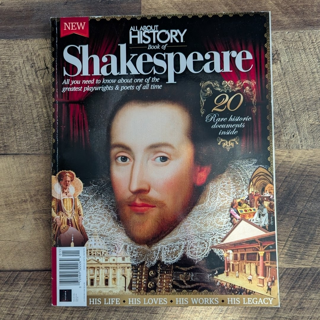 Book of Shakespeare: His Life, His Loves, His Works, His Legacy (Bookazine)