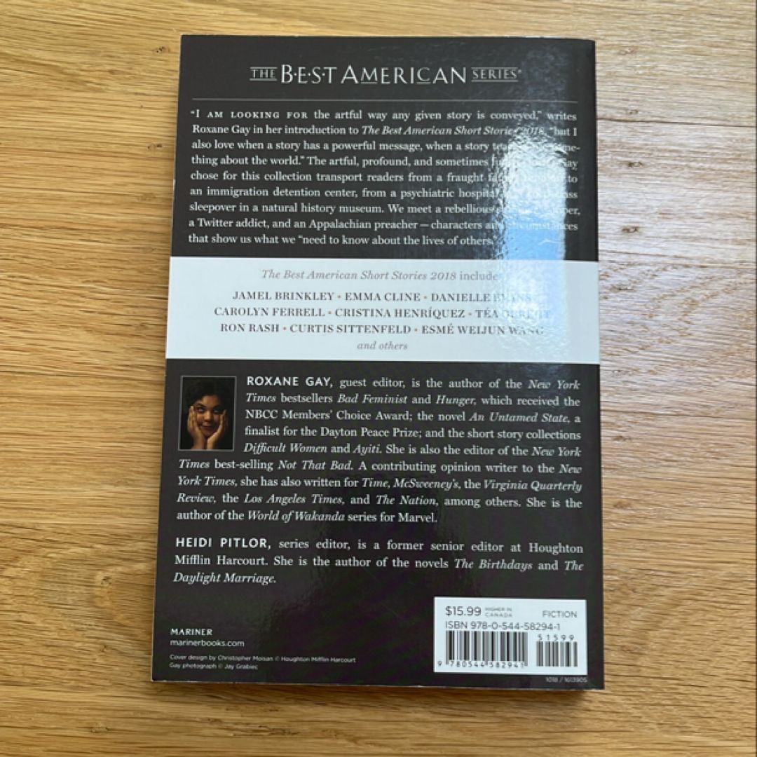 The Best American Short Stories 2018