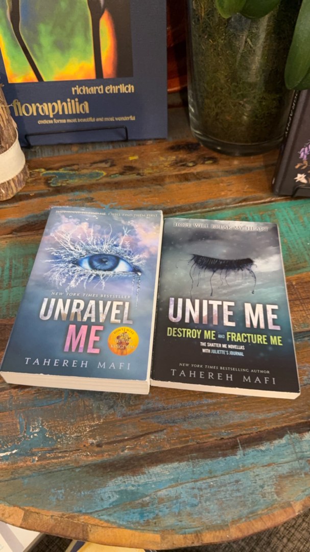 2 BOOKS: Unite Me & Unravel Me