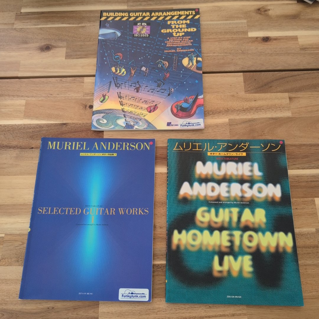 Lot of 3: Building Guitar Arrangements & Guitar Hometown Live & Selected Guitar Works 1