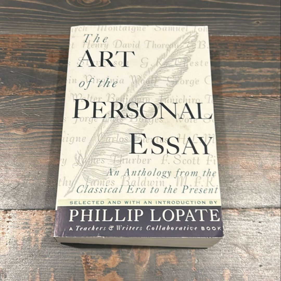The Art of the Personal Essay