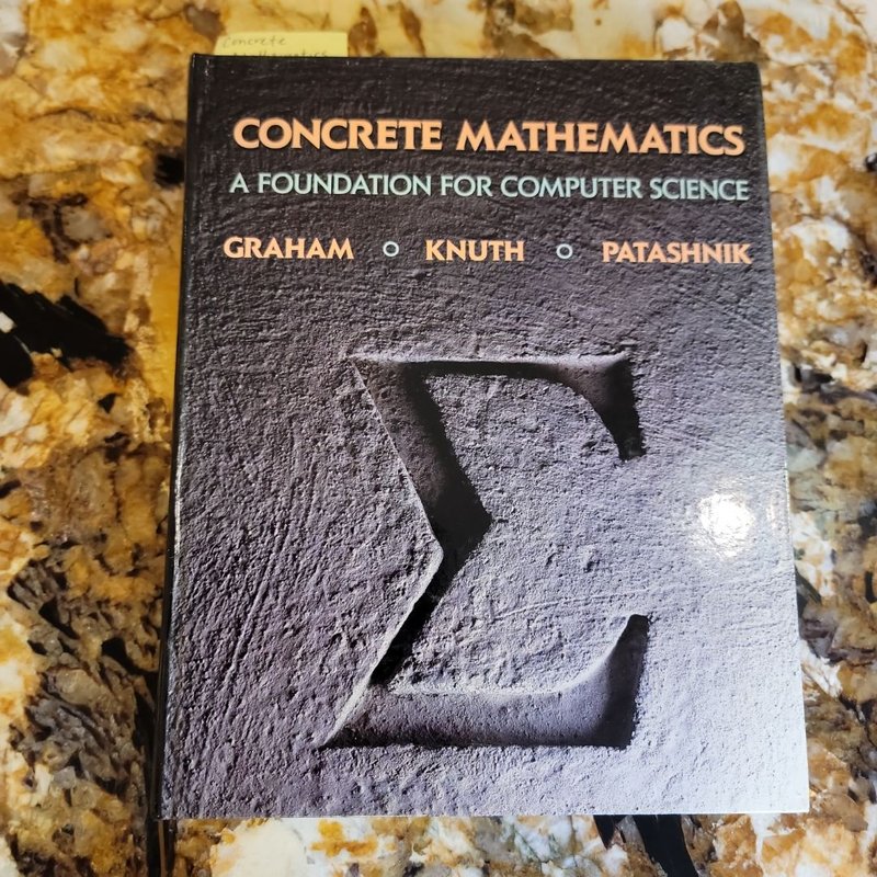 洋書 CONCRETE MATHEMATICS Concrete Mathematics by Ronald L. Graham, Donald E. Knuth, Oren