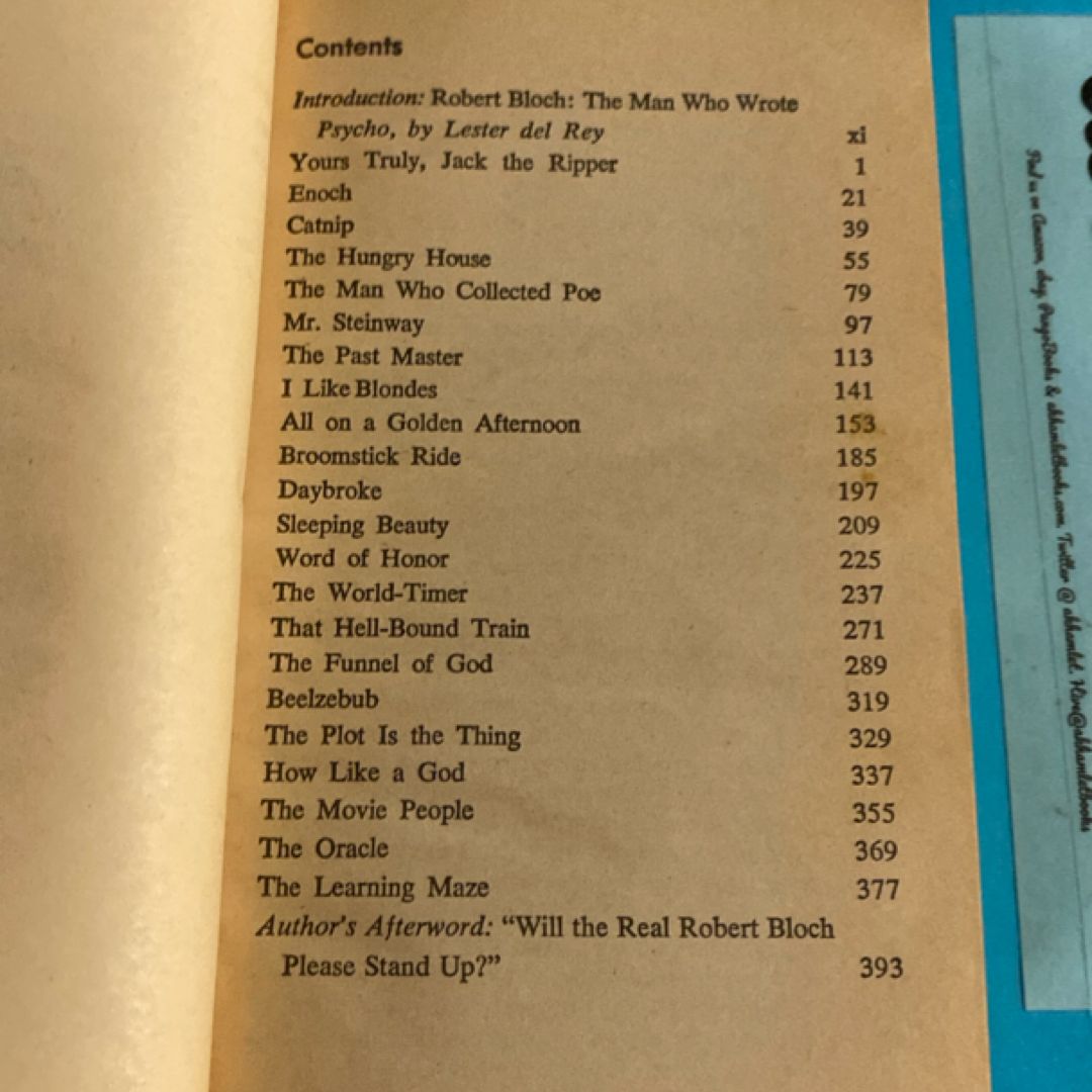 The Best of Robert Bloch