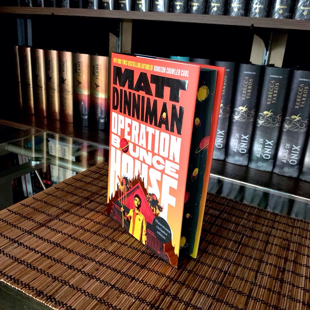 Operation Bounce House Matt Dinniman WATERSTONES Limited UK Edition Sold Out