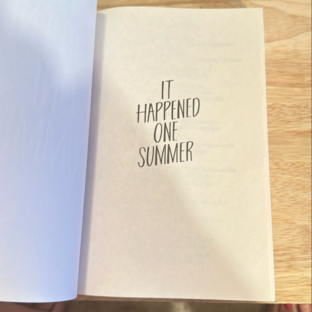 It Happened One Summer