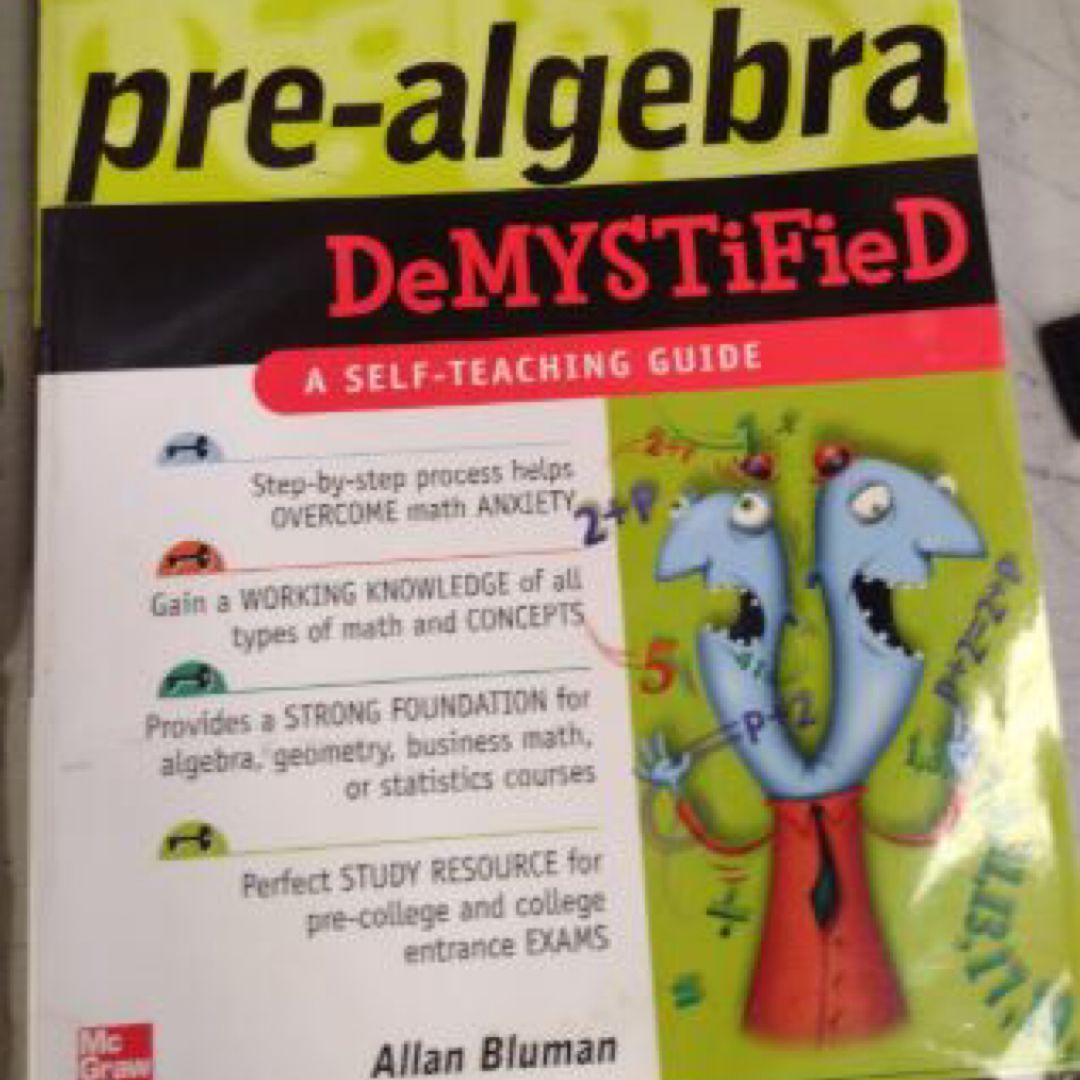 Pre-Algebra Demystified - BRWH-0071439315