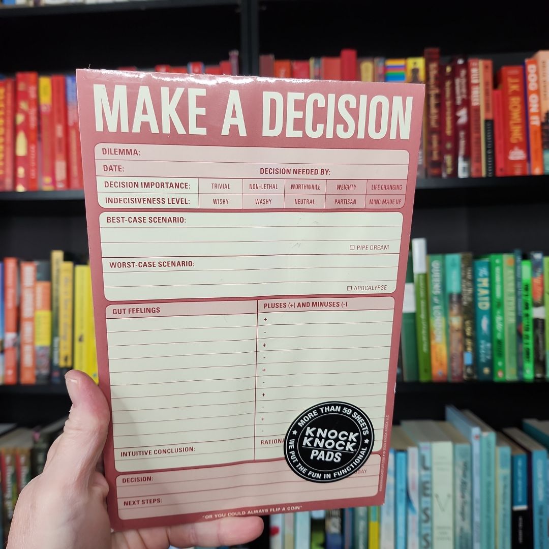 Make a Decision Pad (Red)