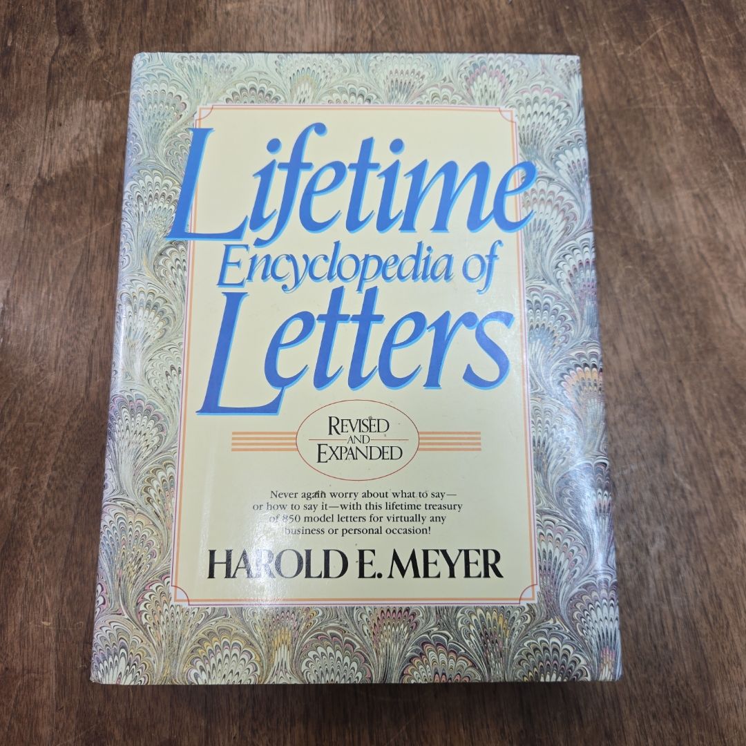 Lifetime Encyclopedia of Letters
