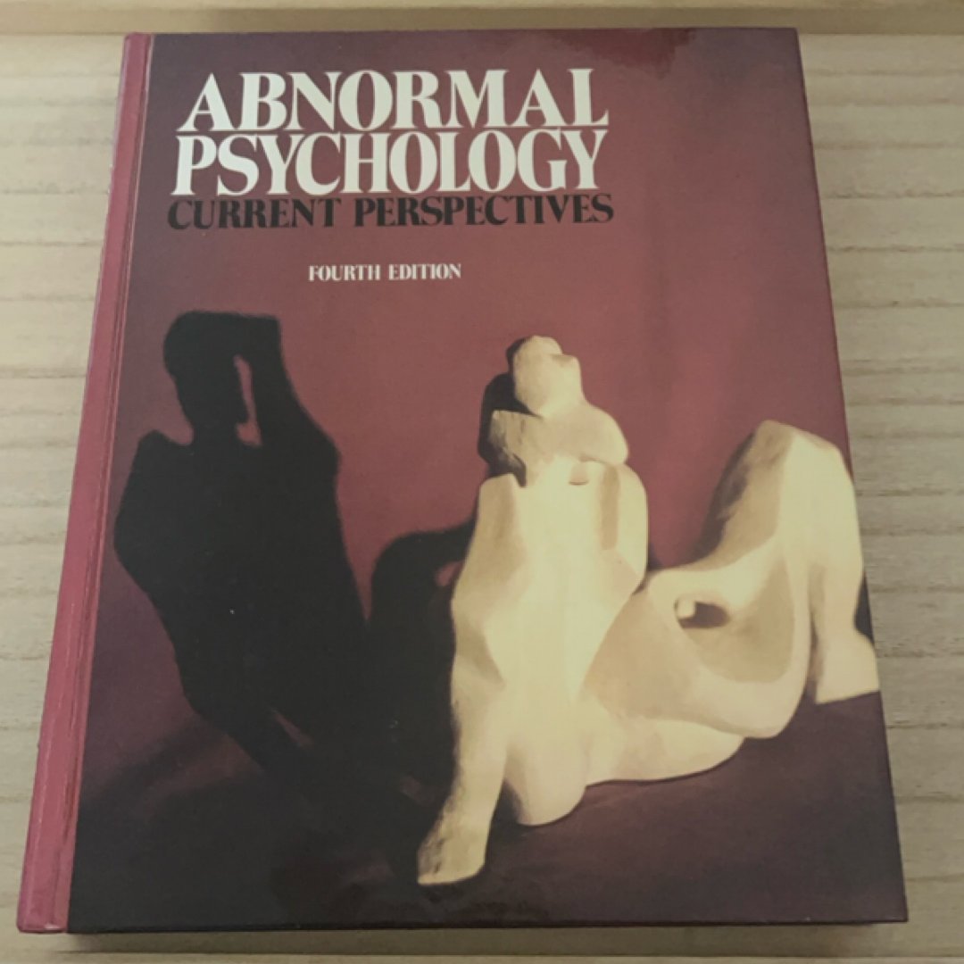 Abnormal Psychology