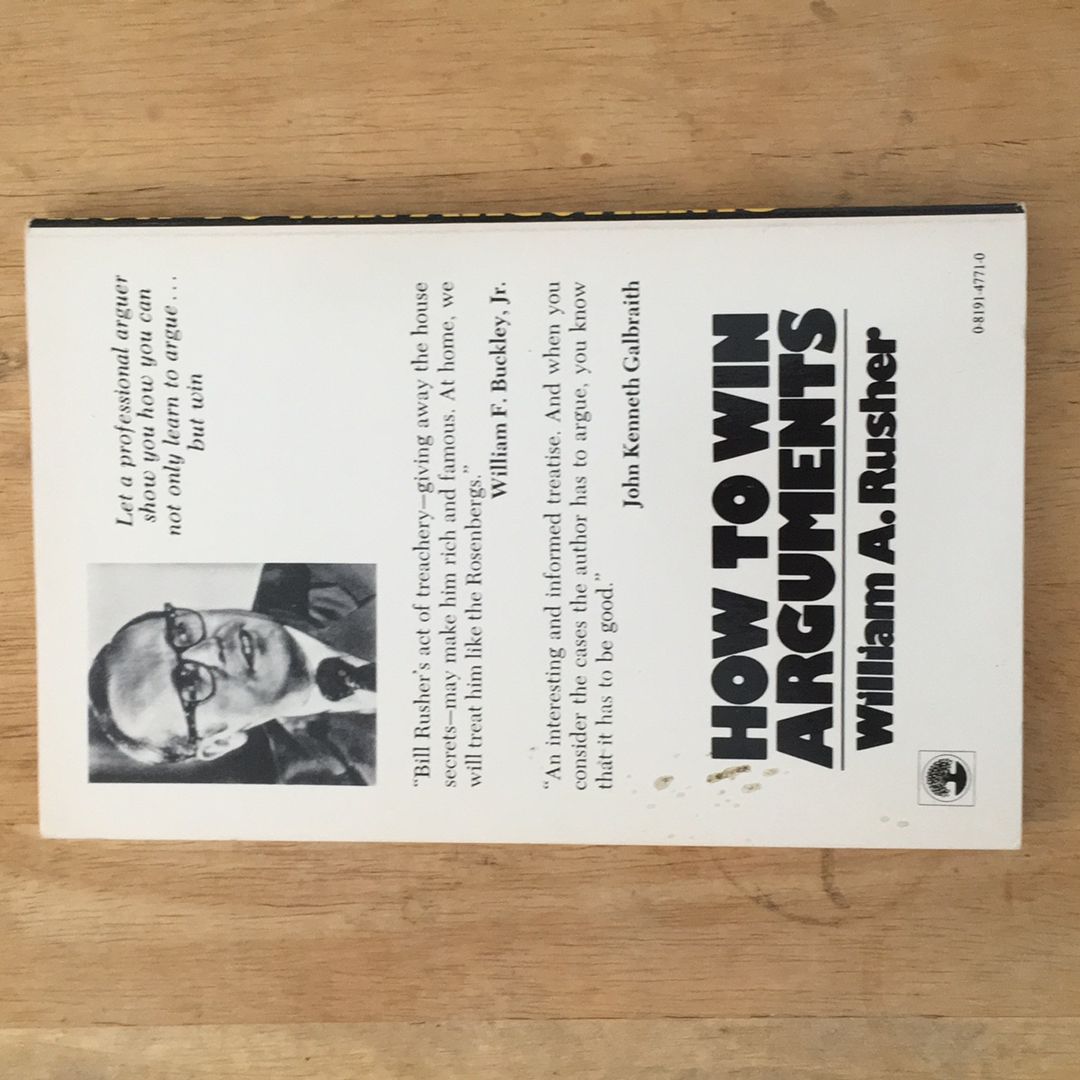 How to Win Arguments by William A. Rusher