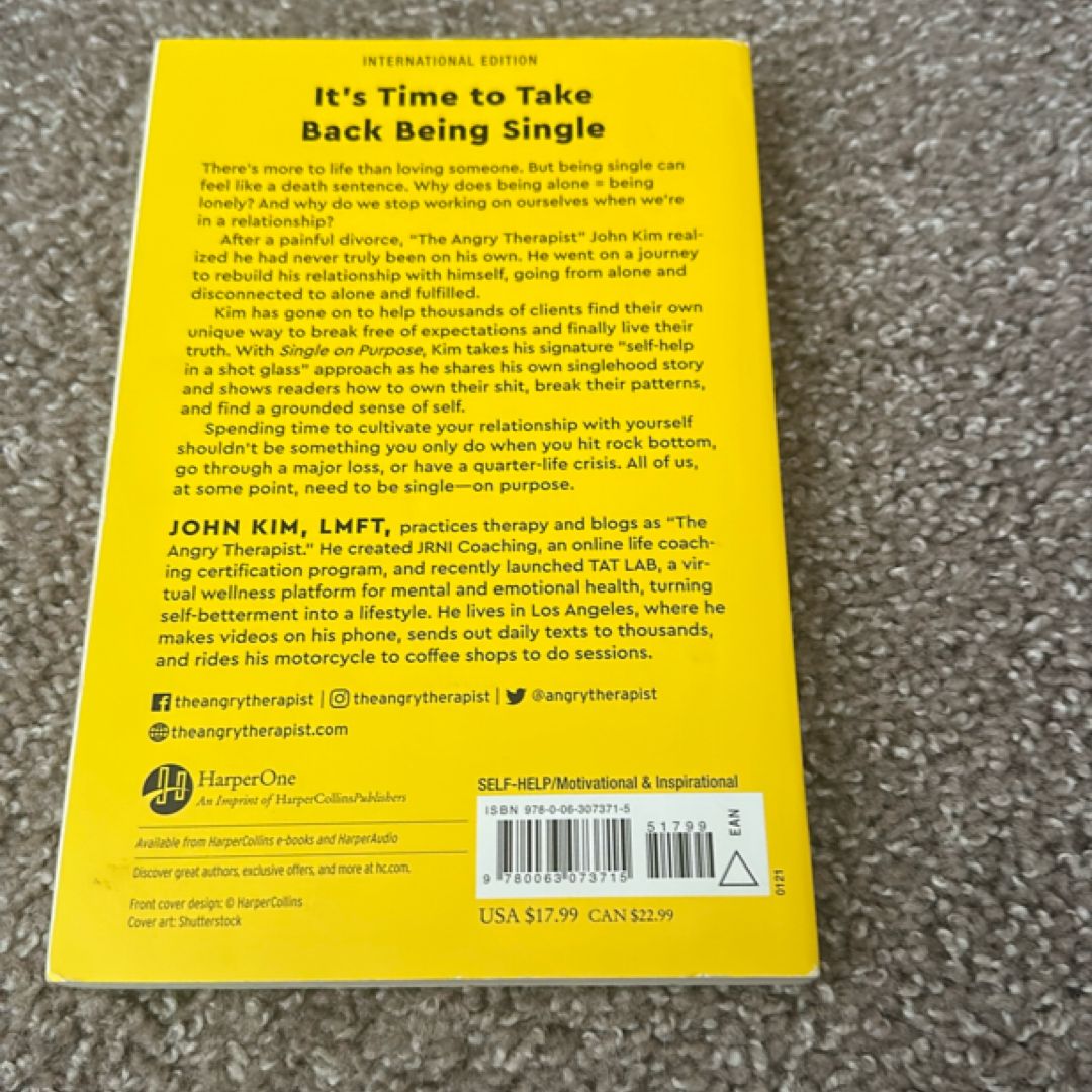 Single on Purpose by John Kim, Paperback | Pangobooks