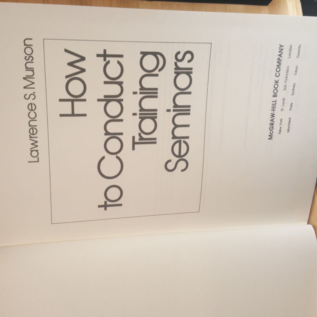 How to Conduct Training Seminars