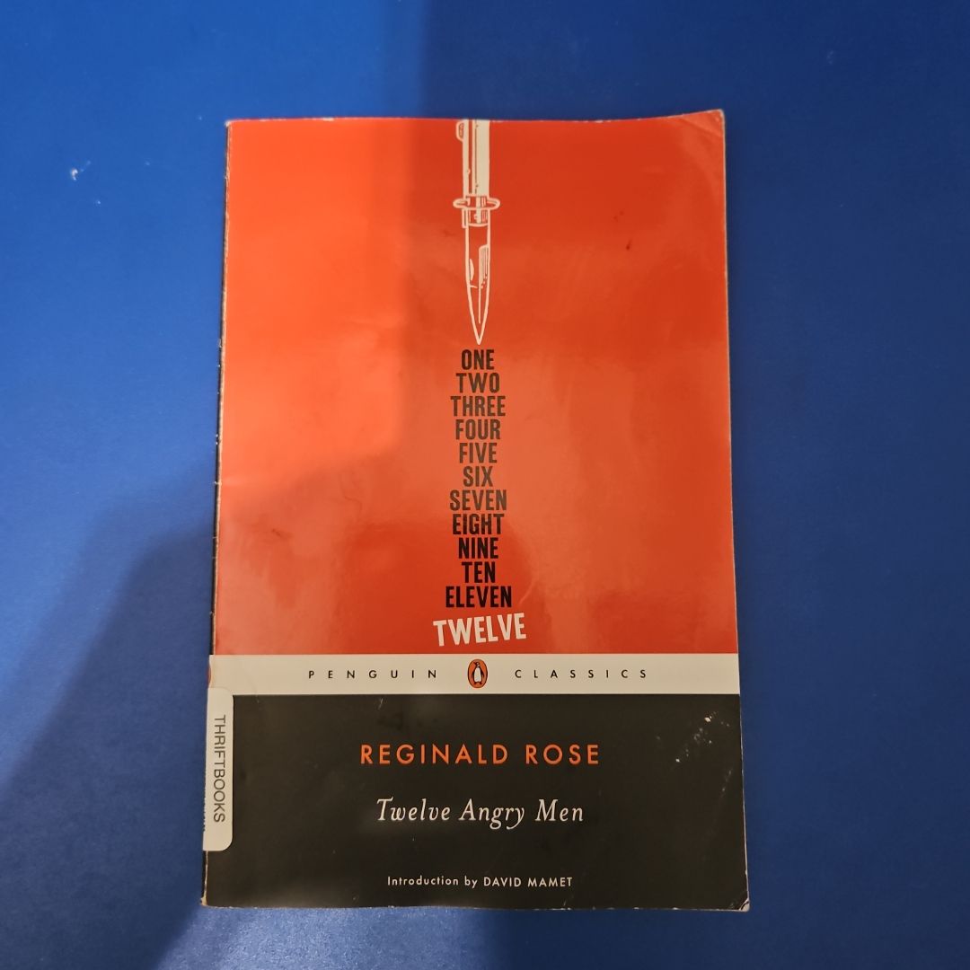 Twelve Angry Men by Reginald Rose, David Mamet