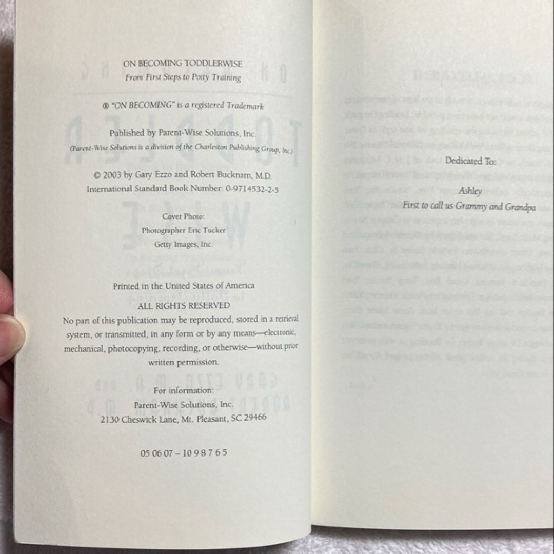 On Becoming Toddlerwise