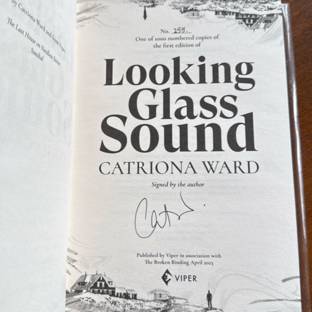 Looking Glass Sound SIGNED first edition