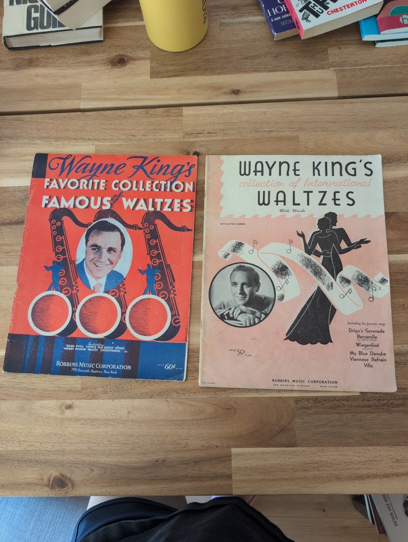 Lot of 2 Wayne King's Collection of International Waltzes & Favorite Collection of Famous Waltzes