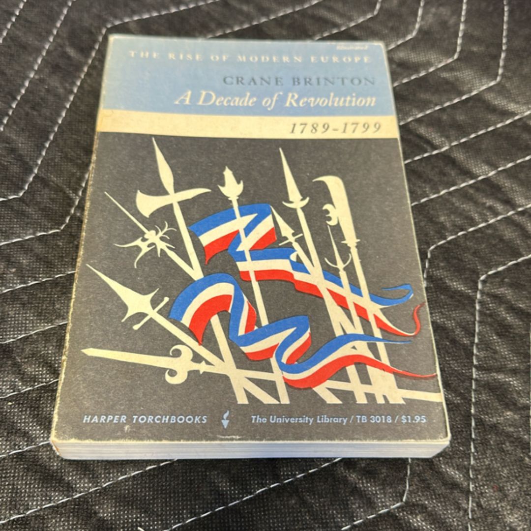 A decade of revolution 1789 to 1799