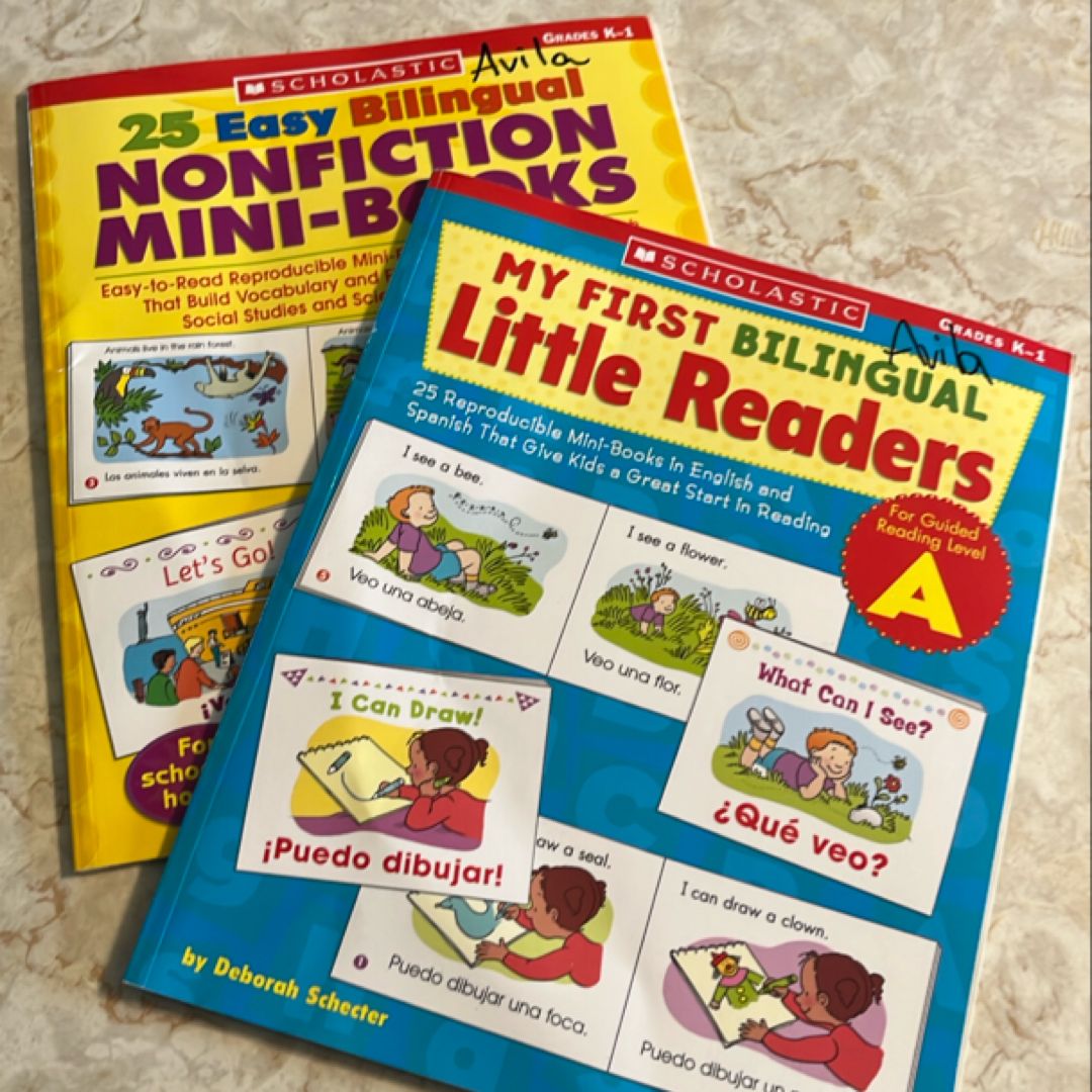 Bundle of 2 Bilingual Nonfiction Mini-Books