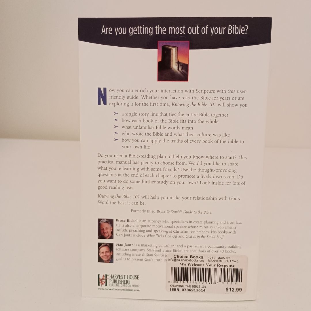 Knowing the Bible 101 by Bruce Bickel, Stan Jantz
