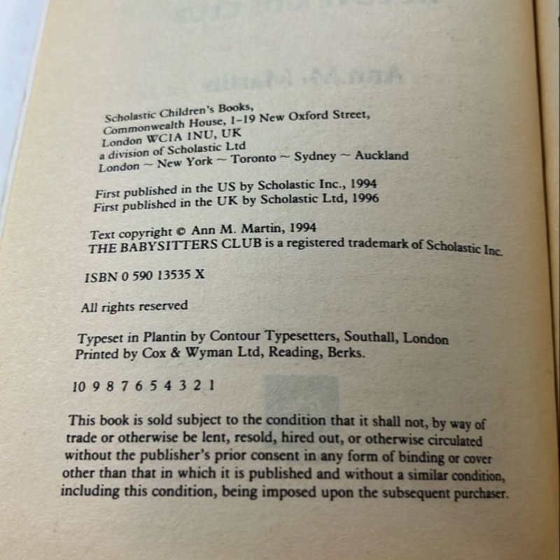 Dawn and the We Love Kids Club