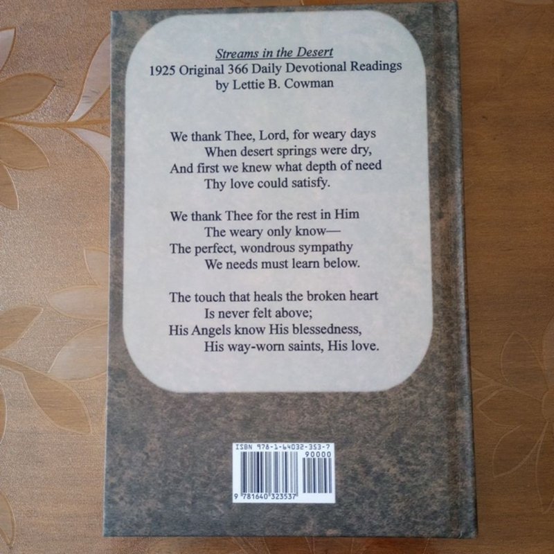 Streams in the Desert