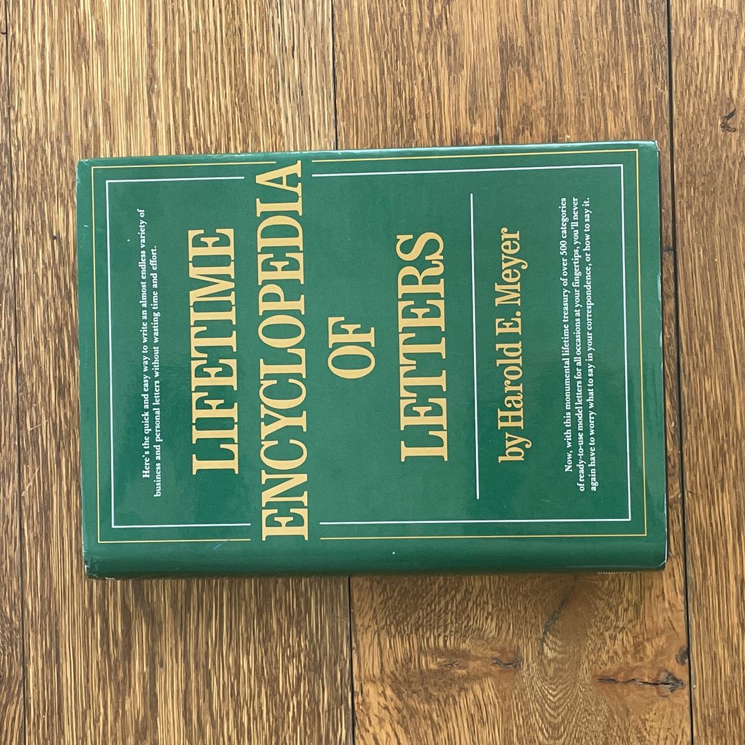 Lifetime Encyclopedia of Letters