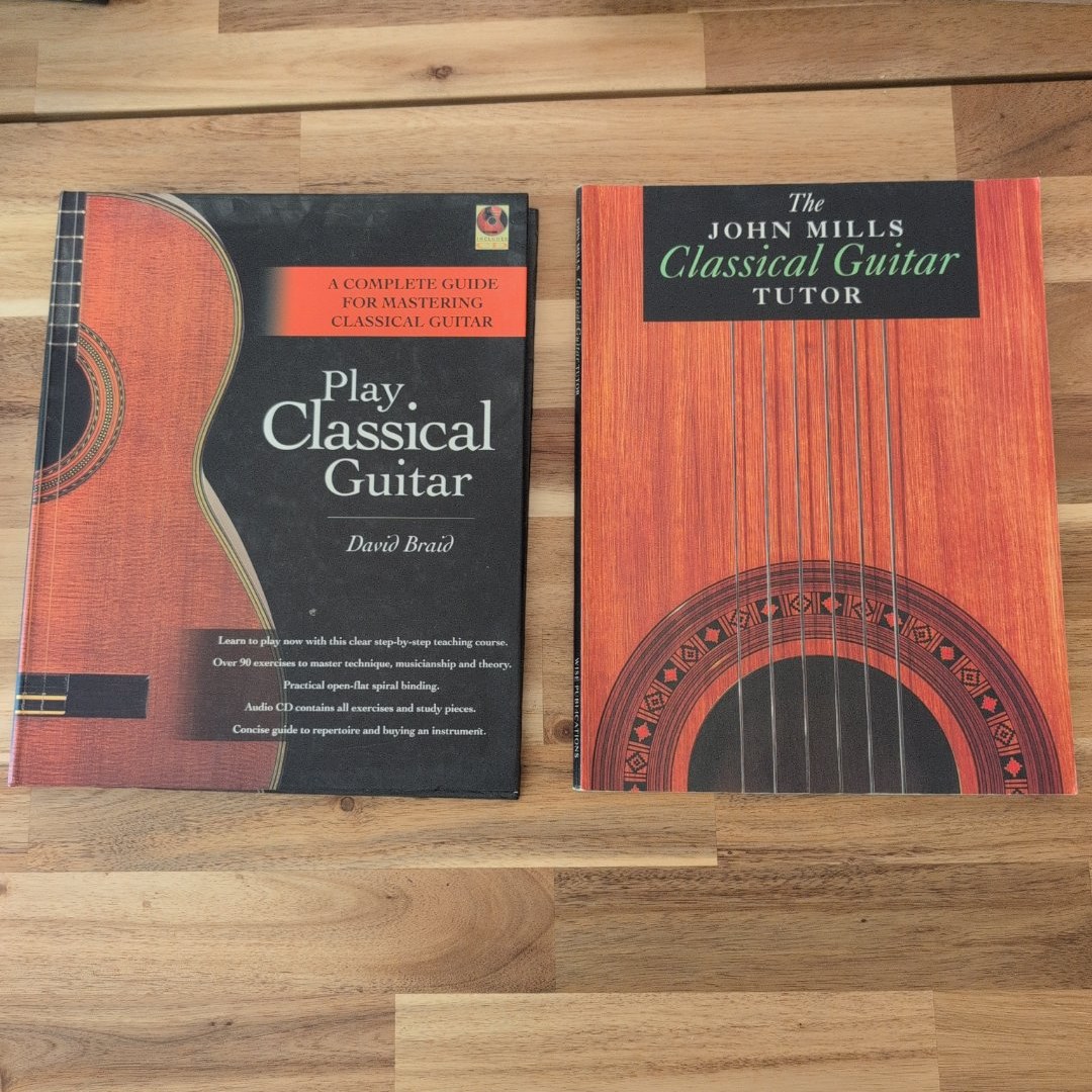 Lot of 2: Play Classical Guitar & Classical Guitar Tutor