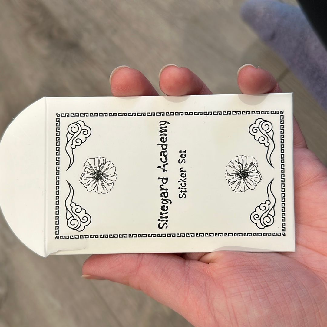 The Poppy War Sinegard Academy Sticker Set